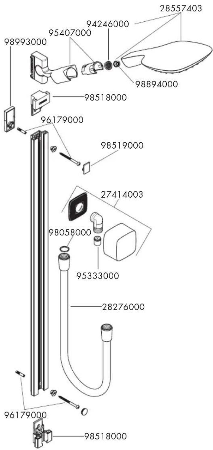 GROHE Crometta - Raindance Unica Set - 1