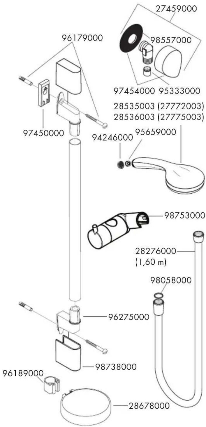 GROHE Crometta - Croma 100 Multi/Unica'C Set - 1