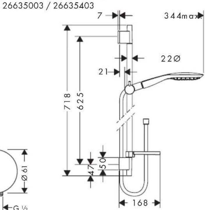 GROHE Crometta - Durchflussdiagramm - 63