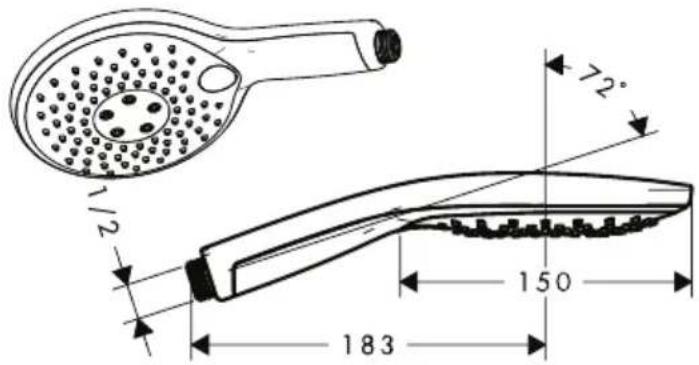 GROHE Crometta - Durchflussdiagramm - 72