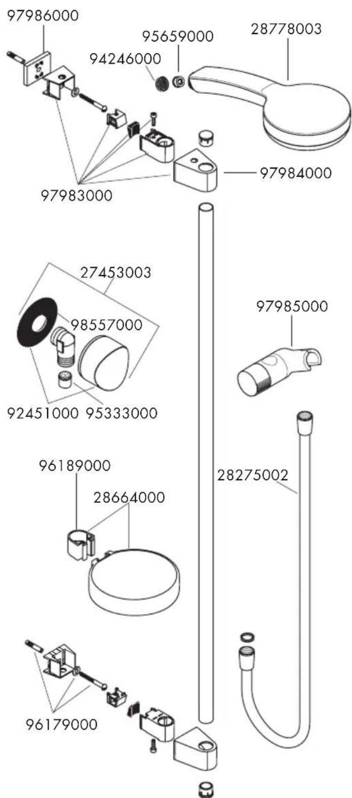 GROHE Croma 100 Multi - Verso Multi Set - 1
