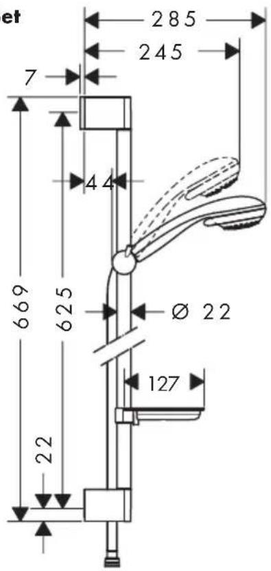GROHE Croma 100 Multi - Marin^2 Multi/Unica Set - 1