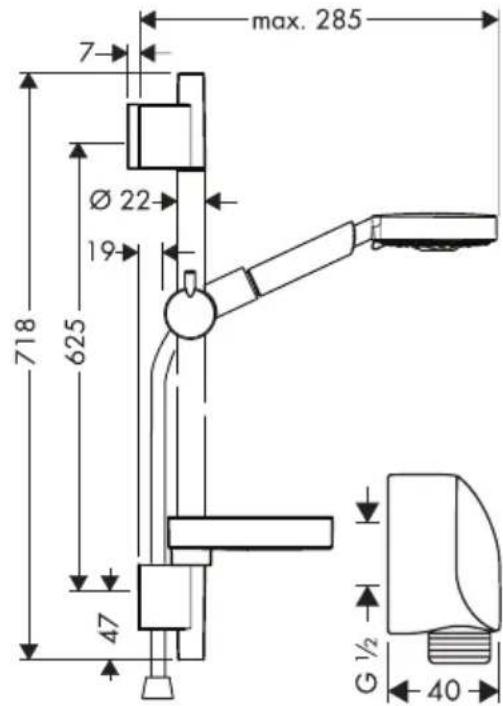 GROHE Croma Select E - Raindance E 150 AIR 3jet - 5