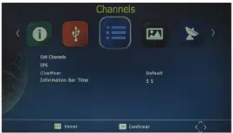 DENVER DVBS202HD - Editar canal - 1