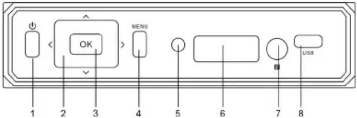 DENVER DVBS202HD - FRONTPANEL - 1