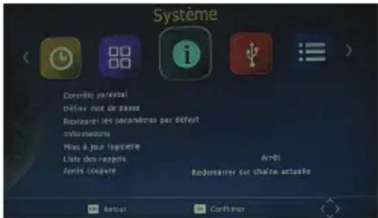 DENVER DVBS202HD - Contrôle parental - 2