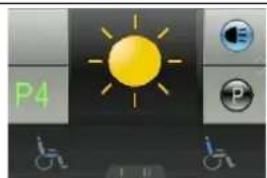 Vermeiren Tracer - Adjust the screen brightness - 2