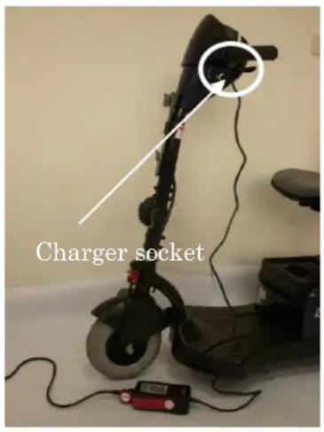 Vermeiren VENUS 3 T3G - ■ Method 1: On board Charging (see photograph overleaf) - 1
