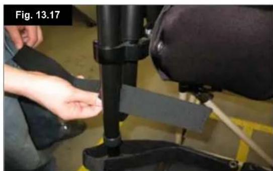 Quickie Quicky Jive R - Aanwijzingen gebruik Beenband bij verstelbare hangers - 2
