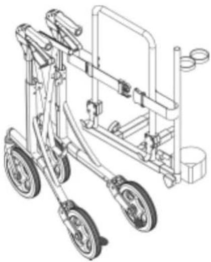 Invacare Orion - Fixation du déambulateur - 2