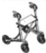 Invacare Comet - Fixation du déambulateur - 1