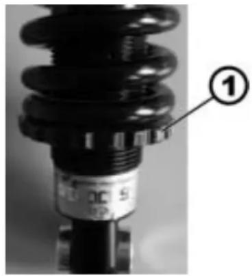 Invacare Comet HD - Effectuer un réglage plus souple de la suspension - 1
