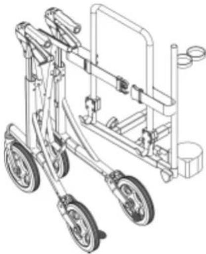 Invacare Comet HD - Fixation du déambulateur - 2