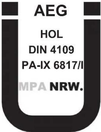 AEG DDLT PinControl 18 - Prüfzeichen - 1