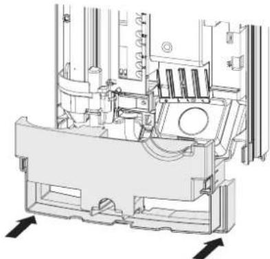 AEG DDLE LCD 18 - Onderstuk vanchterwand monteren - 1