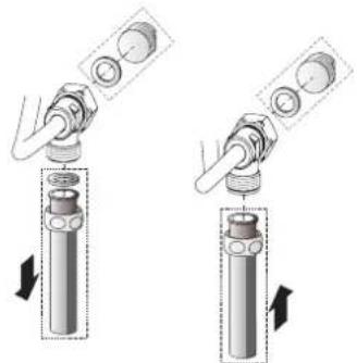 AEG DDLE LCD 18 - Water installation for finished walls - 2