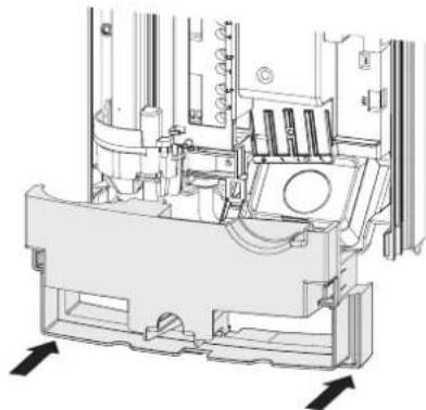 AEG DDLE LCD 18 - Rückwandunterteil montieren - 1