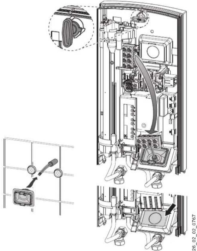 AEG DDLE LCD 18 - Elektro-aansluiting onderbouw onder - 1
