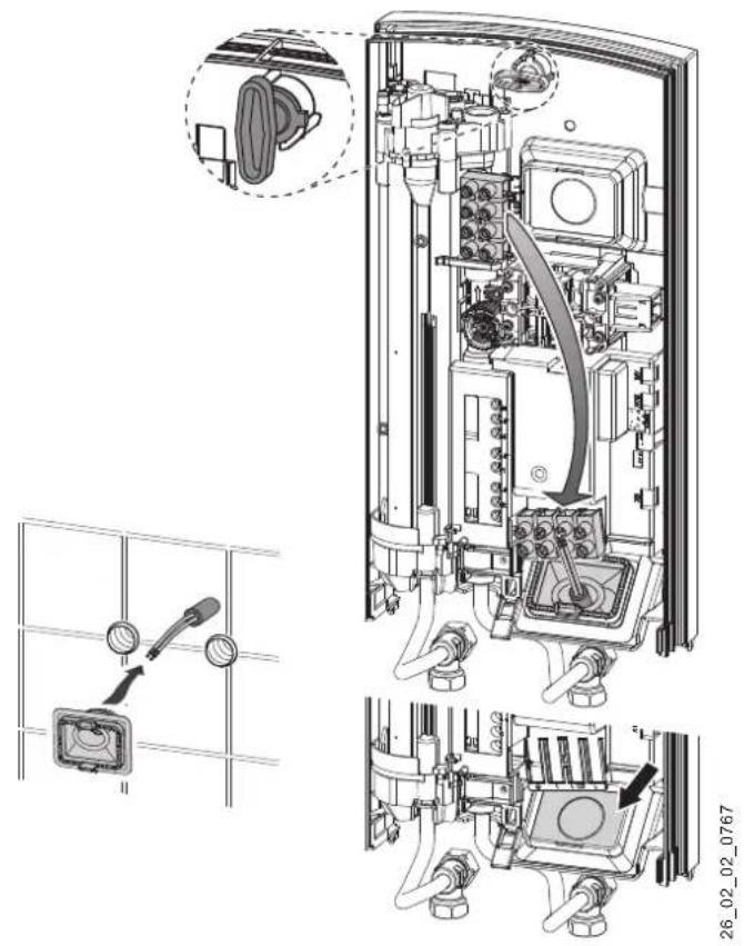 AEG DDLE LCD 18 - Alternatively montáze - 1
