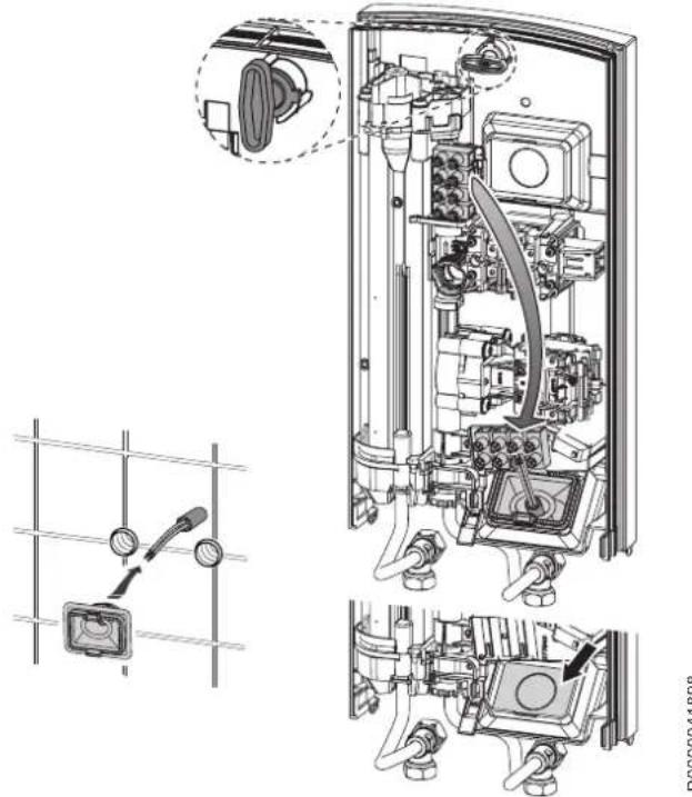 AEG DDLT PinControl 21 - Electrical connection from below on unfinished walls - 1