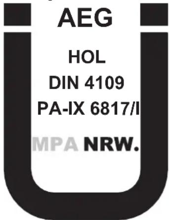 AEG DDLT PinControl 21 - Label de conformité - 1