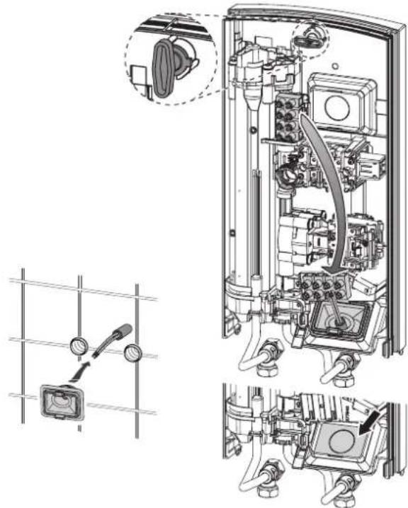 AEG DDLT PinControl 21 - Elektroanschluss Unterputz unter - 1