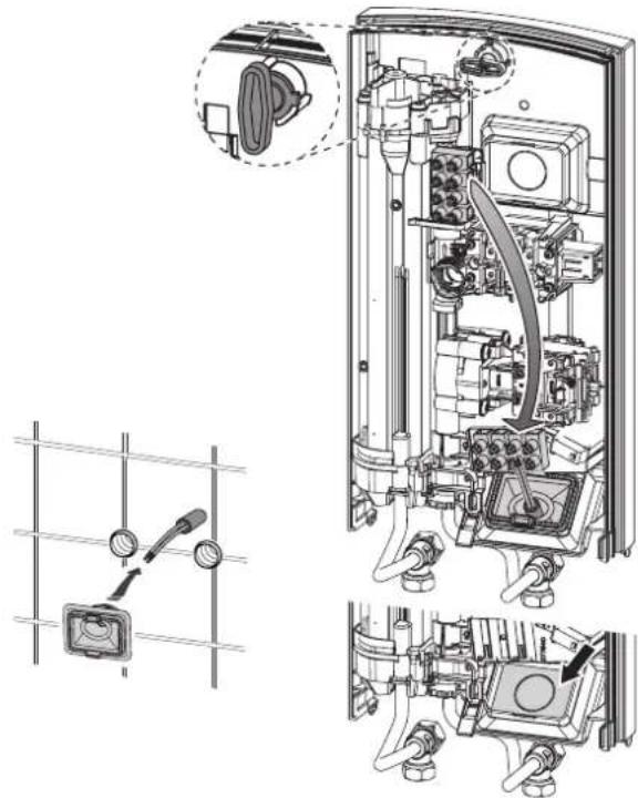AEG DDLT PinControl 21 - Alt siva alti guc baglantisi - 1