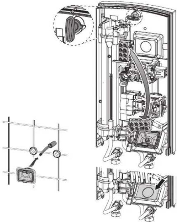 AEG DDLT PinControl 21 - Raccordement électrique encastré en bas - 1