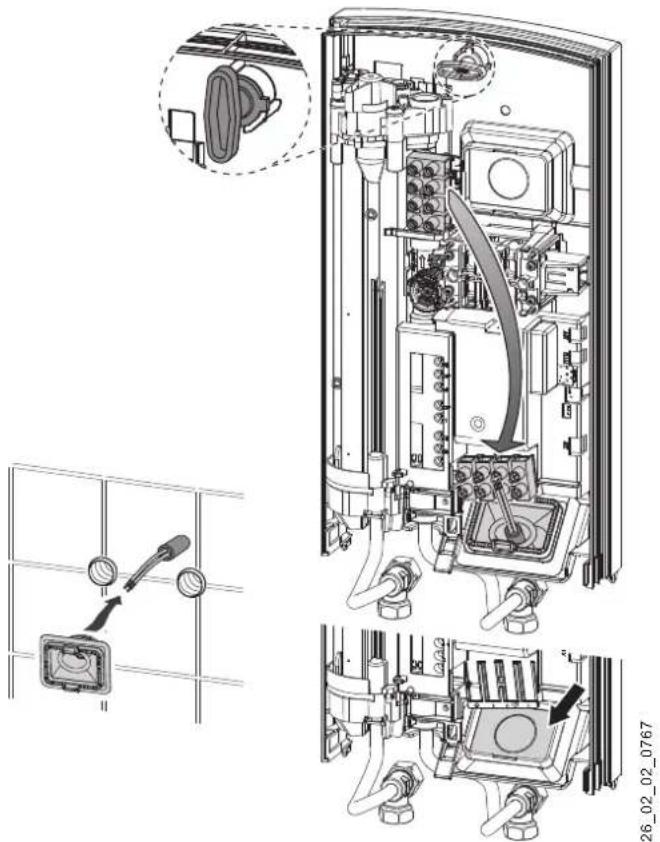 AEG DDLE Basis 18 - Raccordement électrique encastré par le bas - 1