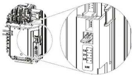 AEG DDLE Basis 18 - DDLE Basis 18/21/24 : Déplacement du pont de codage - 1