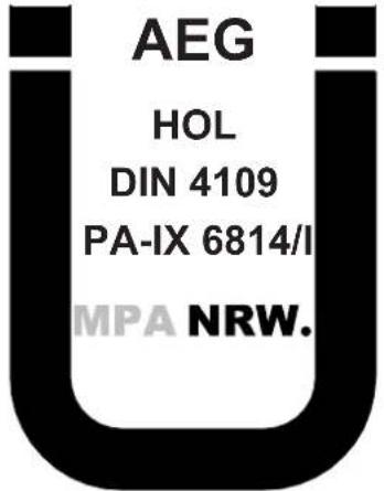 AEG DDLE Basis 13 - Country-specific approvals and certifications: Germany - 1