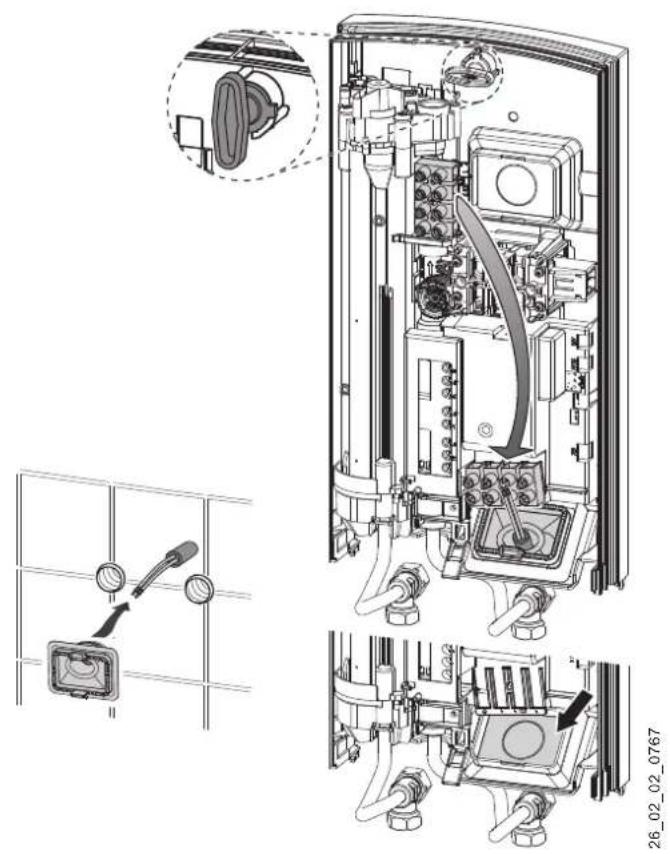 AEG DDLE Basis 13 - Electrical connection from below on unfinished walls - 1