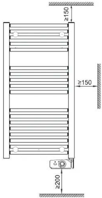 AEG BHG 750C - MHHMaJIbHbIe paCCTOaHnA - 1