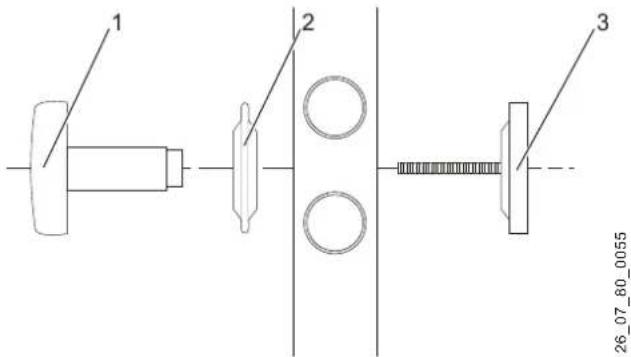 AEG BHG 750C - Montaz uchwytów na szlafrok - 1