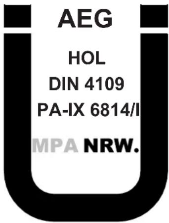 AEG DDLE Basis 11 - Prüfzeichen - 1