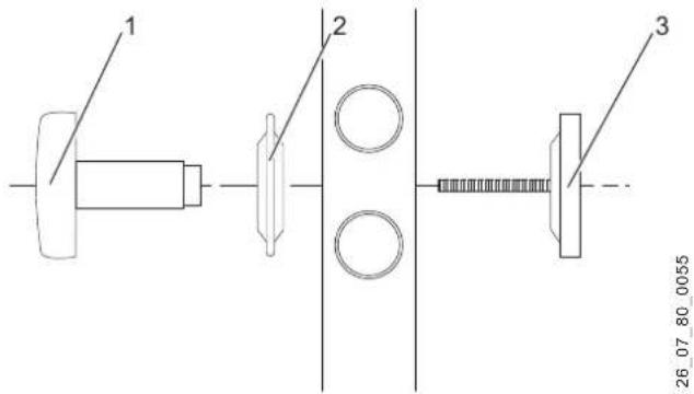 AEG BHG 500W - Montage der Bademantelhalter - 1