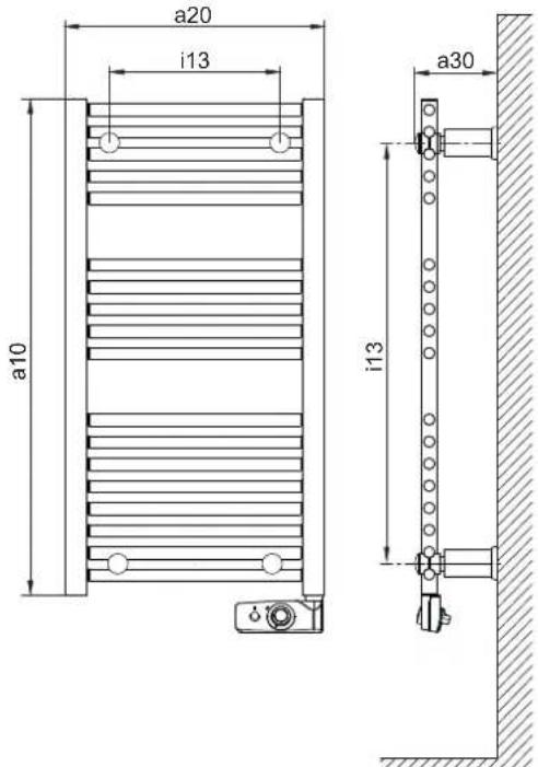 AEG BHG 500W - Dimensions - 1