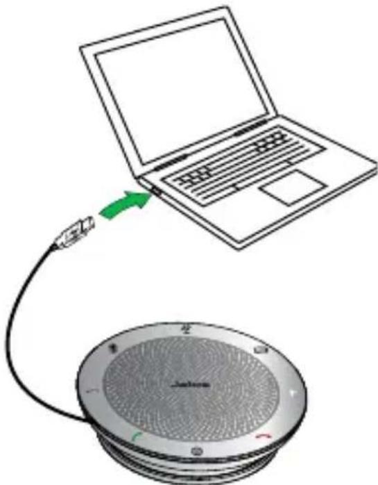 JABRA 510 UC - CONNEXION AU PC (USB) - 1