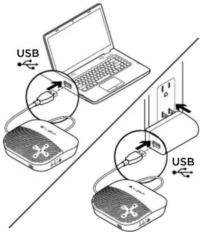 LOGITECH P710E - Úvodní nastavení zařízení - 1