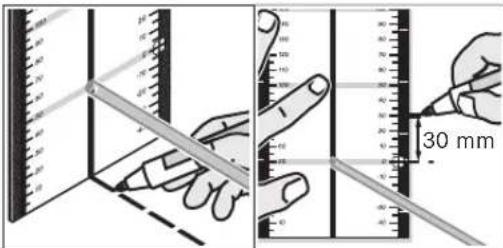 BOSCH GRL 150 HV Set 2 - Arbeid med måleplaten (tilbehør) - 1