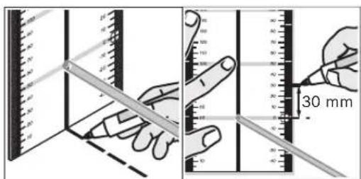 BOSCH GRL 150 HV Set 3 - Práce s měřící deskou (příslušenství) - 1