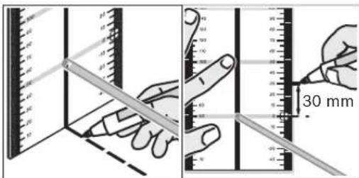 BOSCH GRL 150 HV Set 3 - Töö mööteplaadiga (lisatarvik) - 1