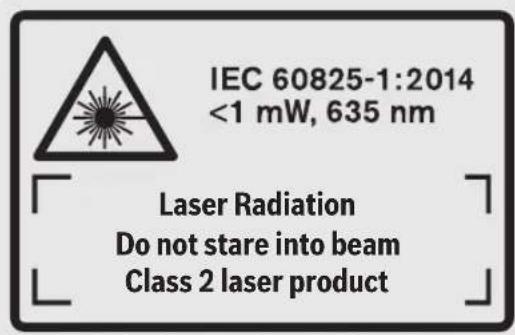 BOSCH GLM 80 Professional - Bezpečnostné upozornenia - 3