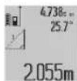 BOSCH GLM 80 Professional - a) Nepriame meranie vysky (pozri obrazok C) - 1