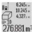 BOSCH GLM 80 Professional - Lista de los ultimos values medidos - 1