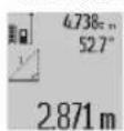 BOSCH GLM 80 Professional - c) Indirekte Längenmessung (siehe Bild E) - 1