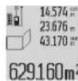 BOSCH GLM 80 Professional - Wandflächenmessung (siehe Bild F) - 2