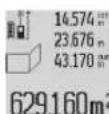 BOSCH GLM 80 Professional - Mereni ploch sten (viz obrazek F) - 2
