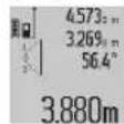 BOSCH GLM 80 Professional - b) Kahekordne kaudne korguse mootmine (vt jn D) - 1