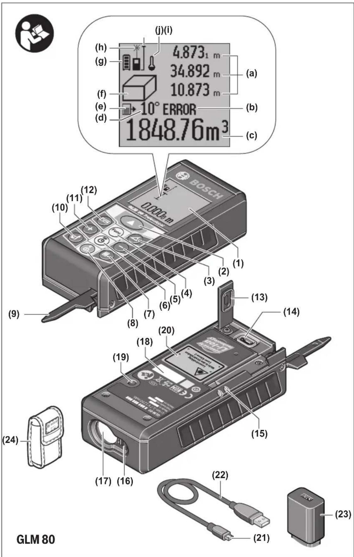 BOSCH GLM 80 Professional - 1